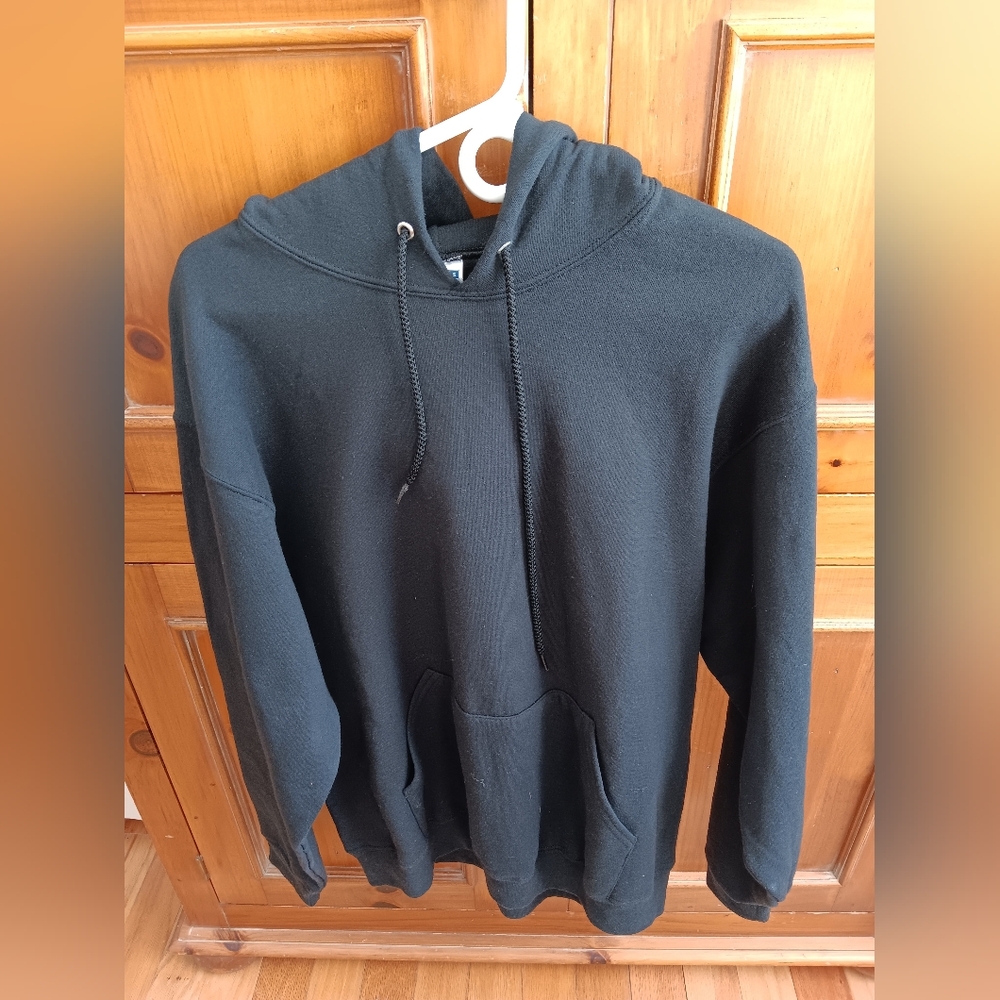 Jerzees Classic Black Hoodie for Men NWOT LARGE